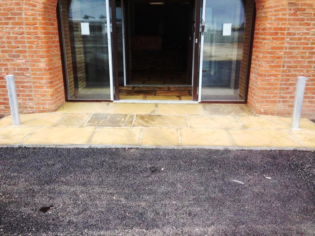 Flagstone Floor in Driffield Farm Office After Sealing