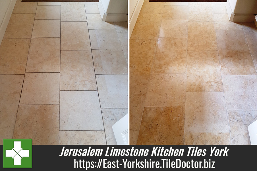 Jerusalem Limestone Kitchen Tiles in York